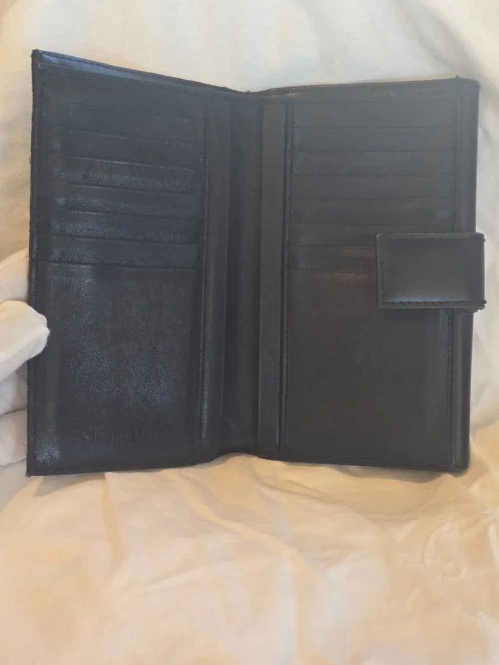 Dior Monogram Canvas and Leather Wallet